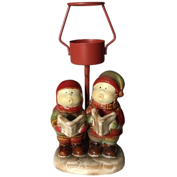 Yankee Candle Accents Vintage Christmas Tea Light Candle Holder